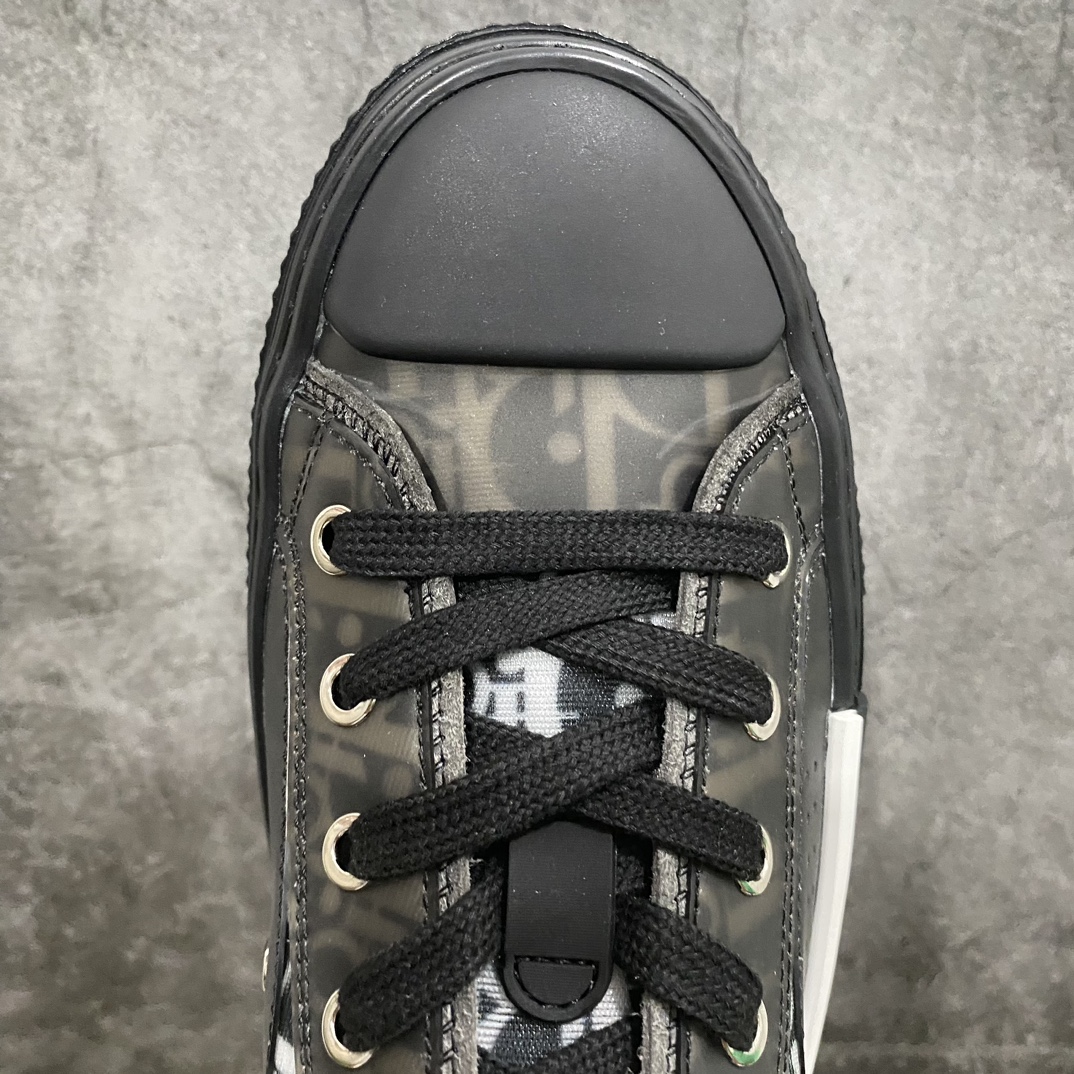 380 【莞产纯原】Dior B23 Oblique High Top Sneakers 迪奥“CD重影”系列 黑色低帮