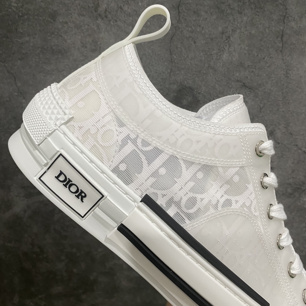 380 【莞产纯原】Dior B23 Oblique High Top Sneakers 迪奥“CD重影”系列 白色低帮