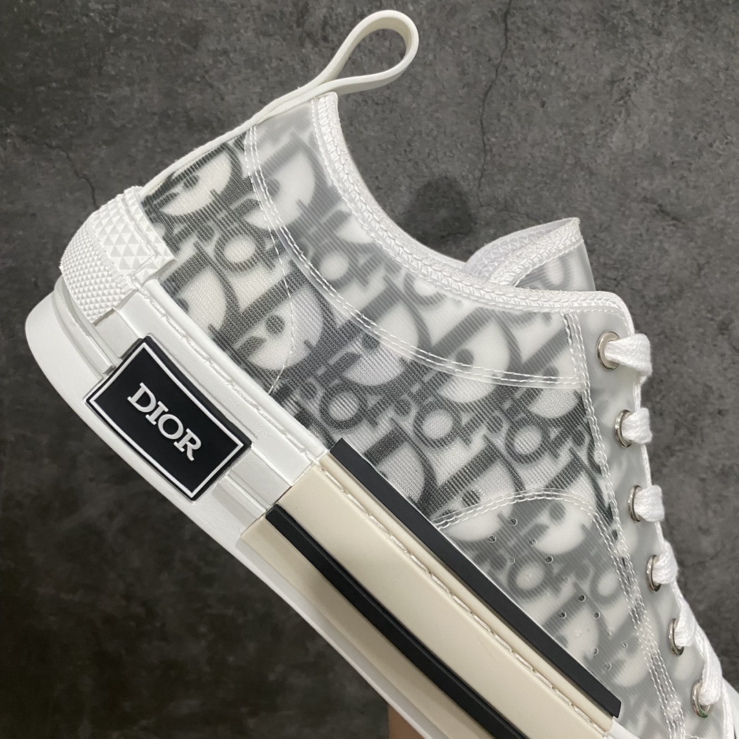 [Made in Dongguan] Dior B23 Oblique High Top Sneakers Dior ”CD Oblique” series classic gray low top