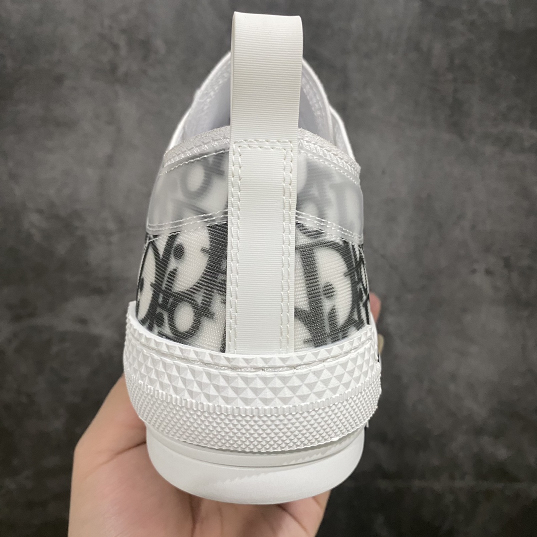 [Made in Dongguan] Dior B23 Oblique High Top Sneakers Dior ”CD Oblique” series classic gray low top