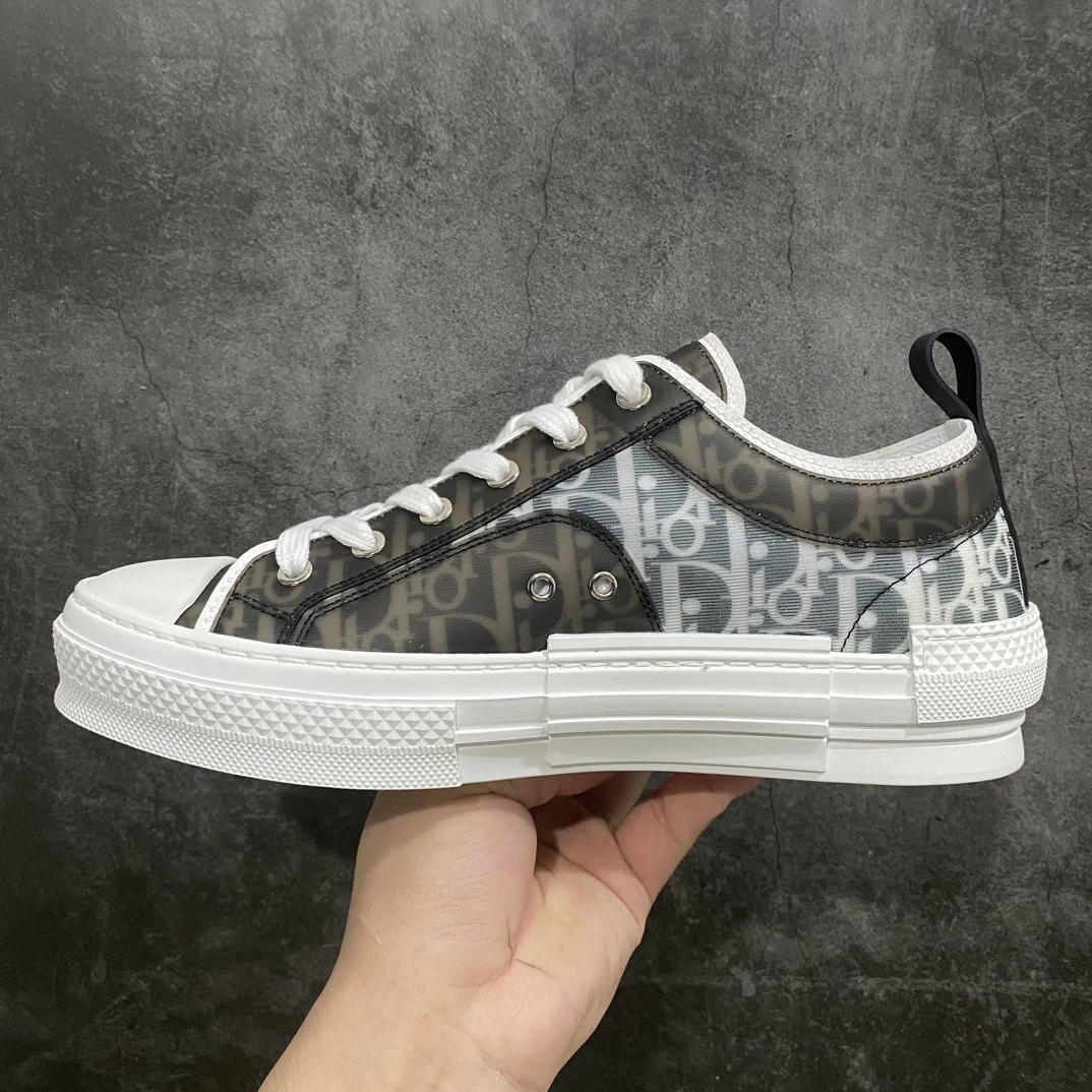 [Made in Dongguan] Dior B23 Oblique High Top Sneakers Dior ”CD Oblique” series newspaper low top