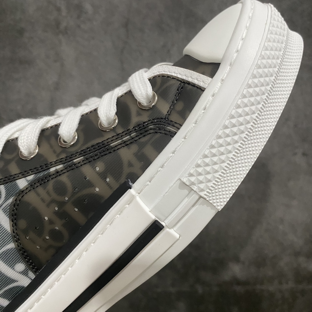 [Made in Dongguan] Dior B23 Oblique High Top Sneakers Dior ”CD Oblique” series newspaper low top