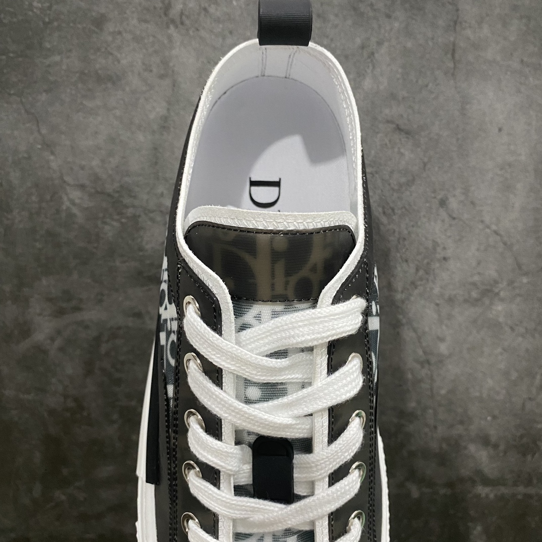 [Made in Dongguan] Dior B23 Oblique High Top Sneakers Dior ”CD Oblique” series newspaper low top