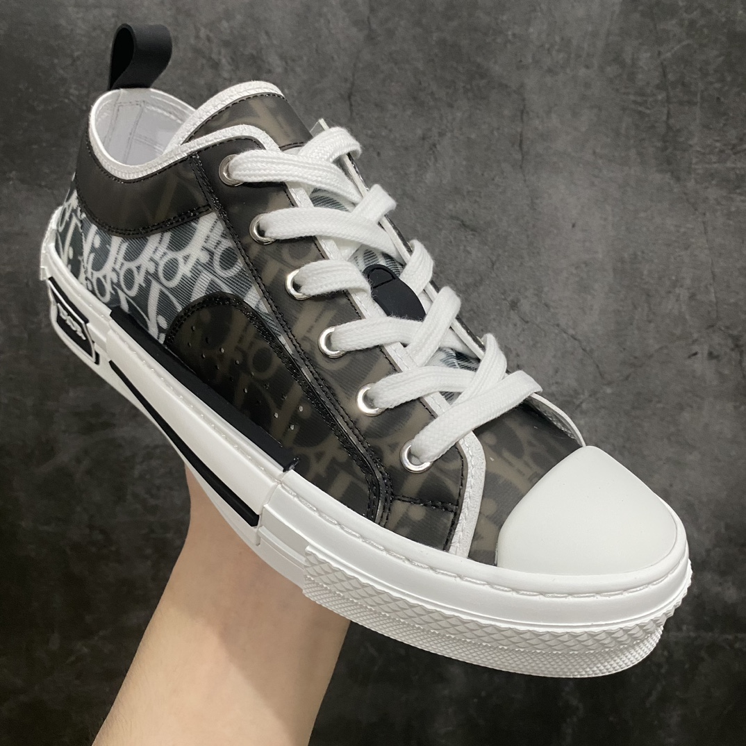 [Made in Dongguan] Dior B23 Oblique High Top Sneakers Dior ”CD Oblique” series newspaper low top