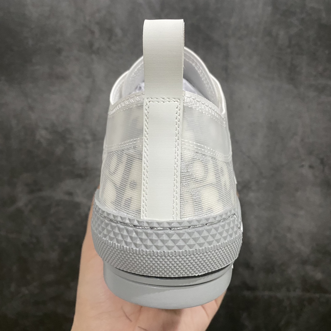 [Made in Dongguan] Dior B23 Oblique High Top Sneakers Dior ”CD Oblique” series off-white low-top