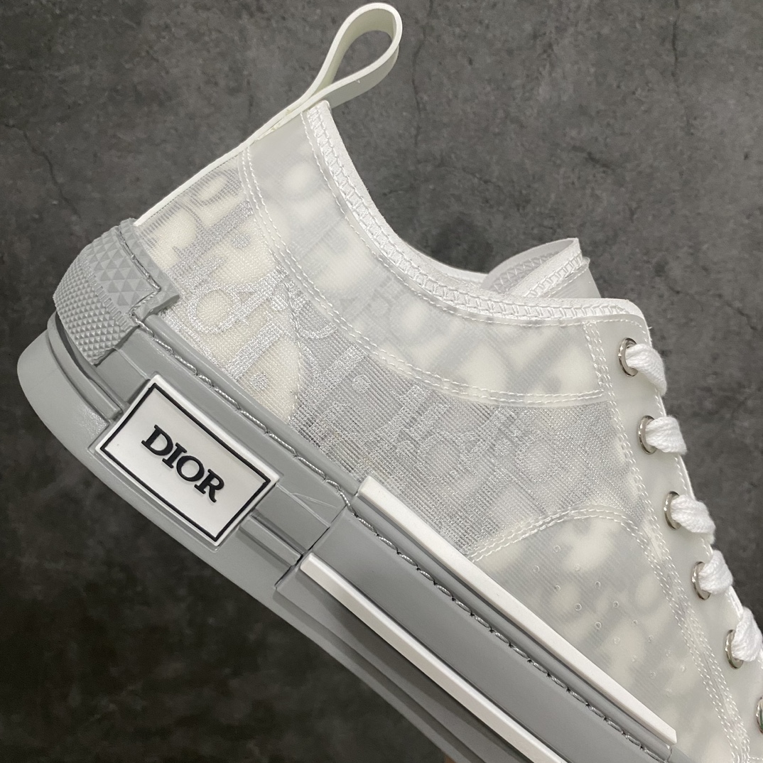 [Made in Dongguan] Dior B23 Oblique High Top Sneakers Dior ”CD Oblique” series off-white low-top