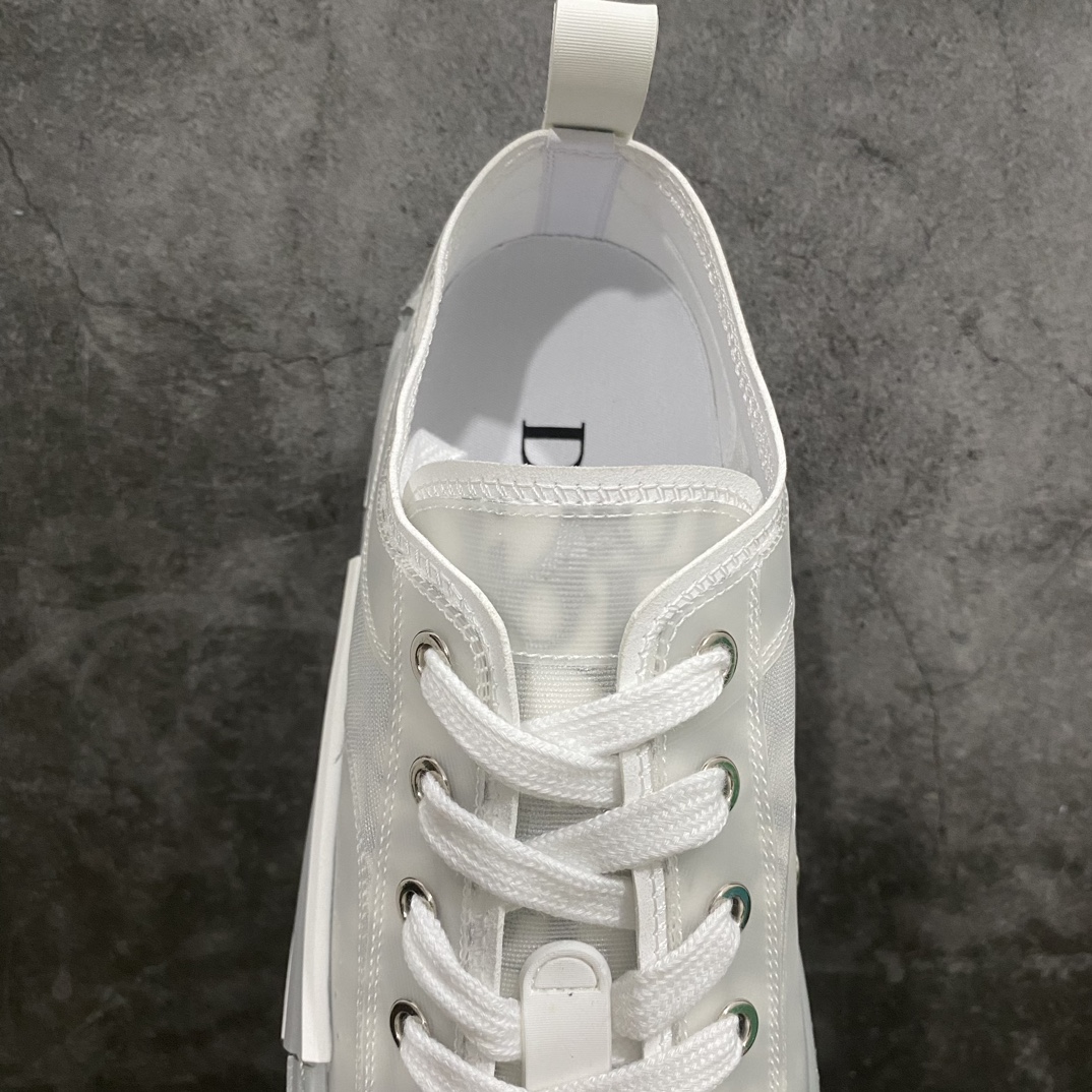 [Made in Dongguan] Dior B23 Oblique High Top Sneakers Dior ”CD Oblique” series off-white low-top