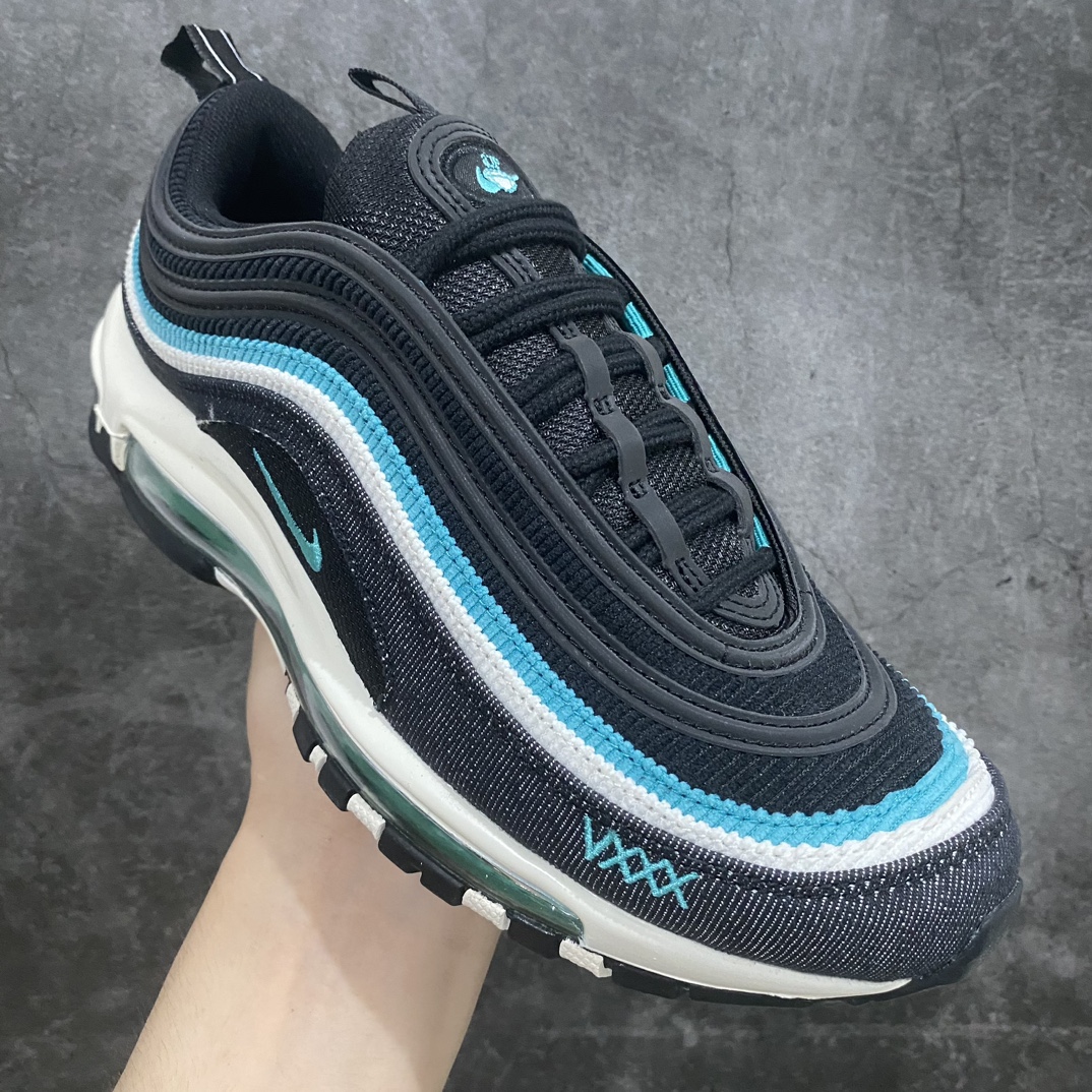 [Pure original] NK Air Max 97 OG black green corduroy bullet DN1893-001