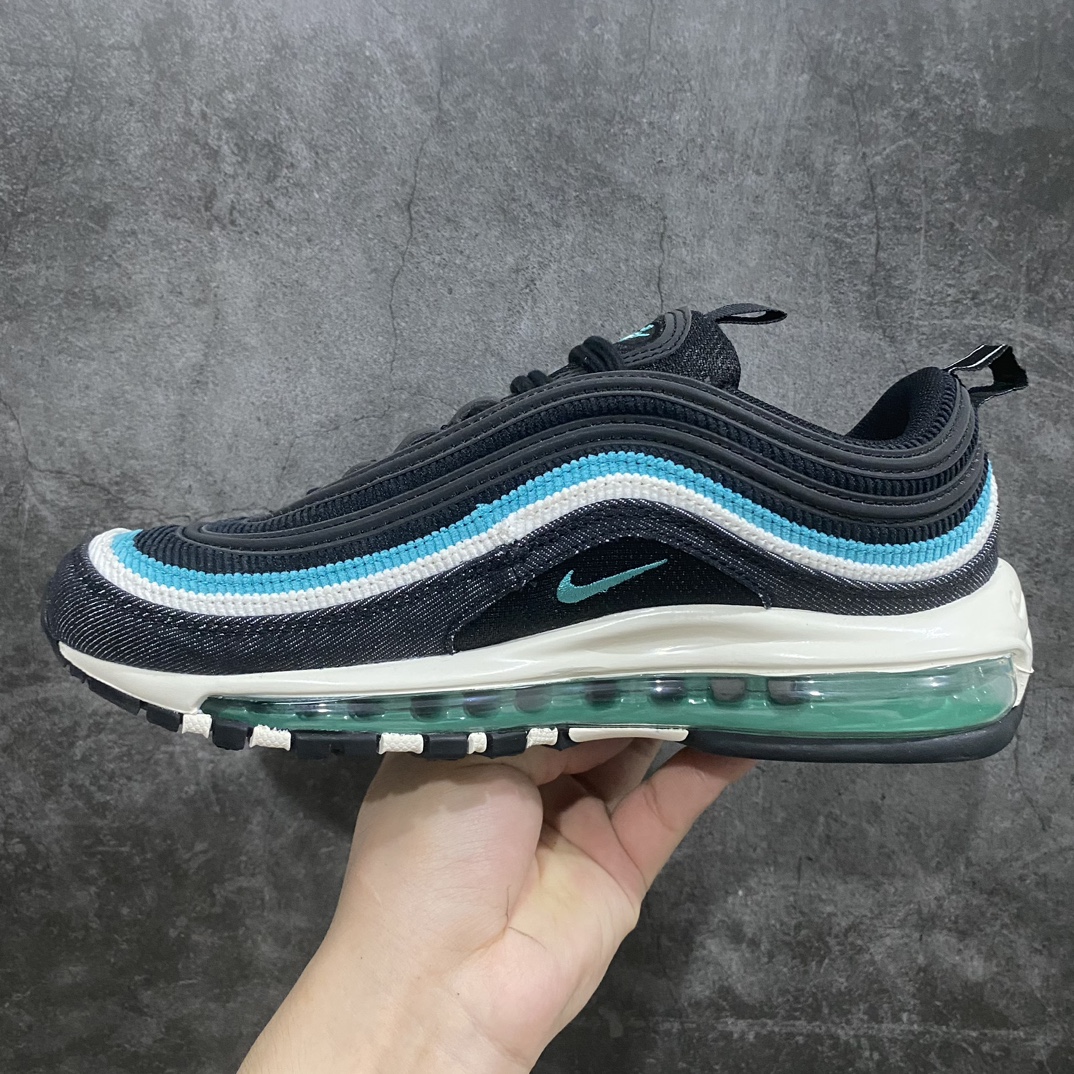 纯原版NKAirMax97OG黑绿灯