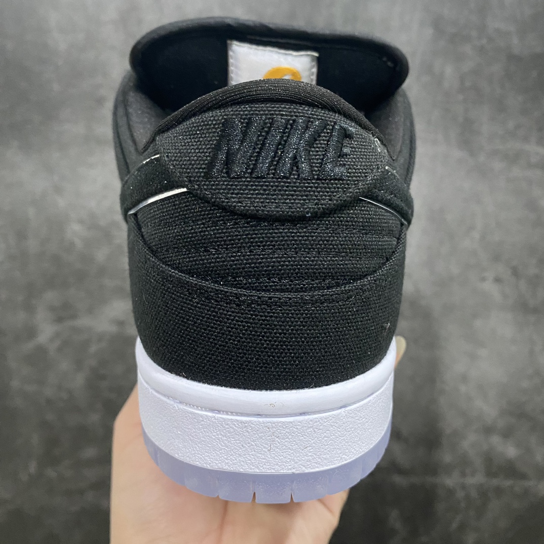 图片[4]-【TOP版本】Eminem × Carhartt × SB Dunk 三方联名 DUNK 阿姆联名 帆布 黑 低帮休闲板鞋  货号：FN4193-013nn国内一线头部大厂出品 知名厂牌同源 原盒原配 圈内天花板工艺 原厂冲刀 超高清洁度 全鞋零毛边皮料切割 高端外贸零售专供 实拍所见即所得 Size： 40 40.5 41 42 42.5 43 44 44.5 45 46 47.5男码-莆田鞋批发中心