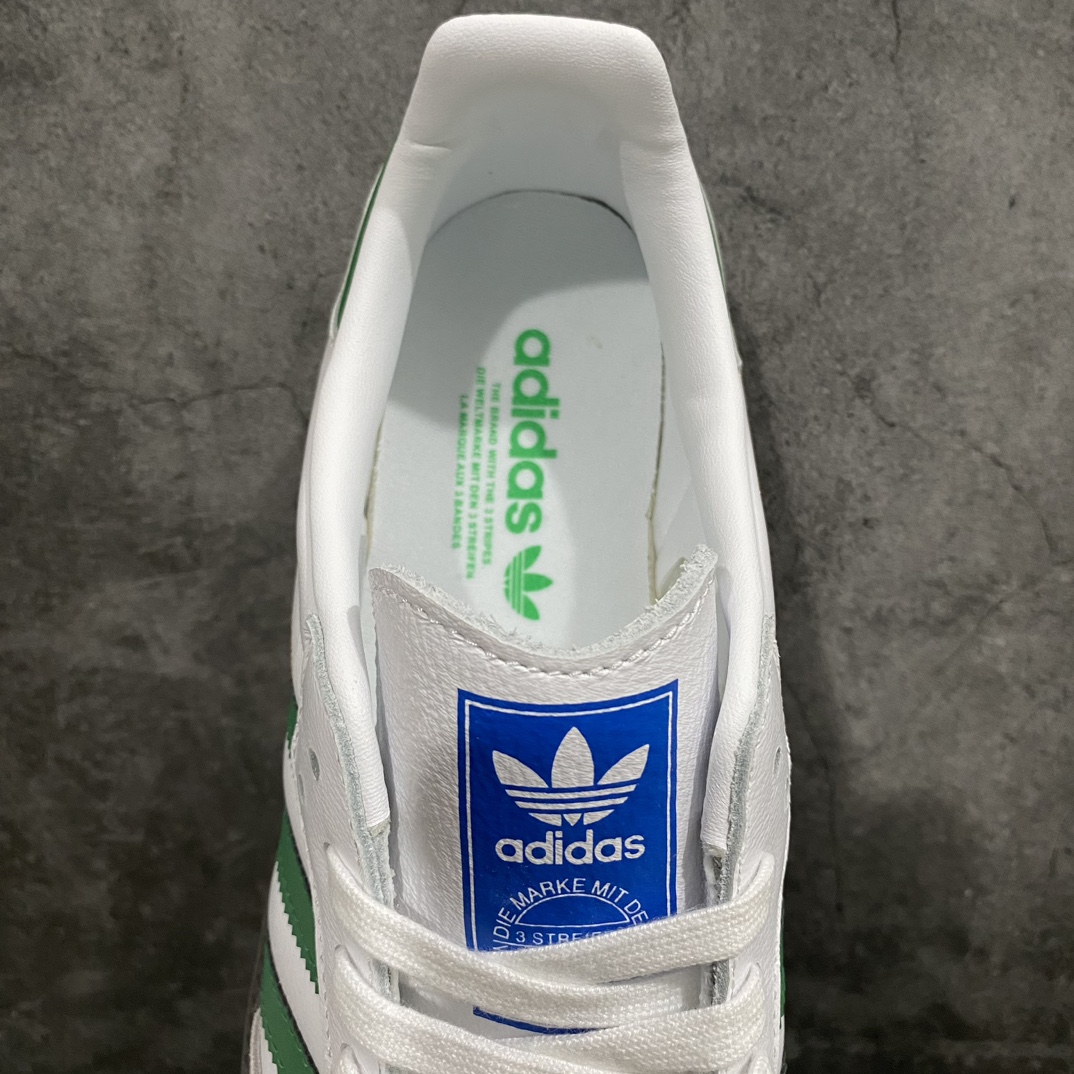 [Top Pure Original] Adidas Samba OG Samba Low-top Casual Sneakers White Green IG1024