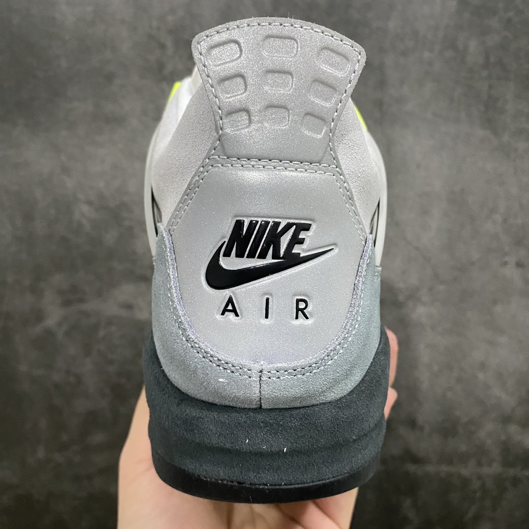 图片[4]-【原厂版】Air Jordan 4 Air Max 95 Neon AJ4乔4 灰绿 麂皮绿 荧光绿 CT5342-007 男子文化篮球鞋专业AJ大厂出品 一线大厂水准 平民价格定位 全新模具开发 纯正4代正确鞋型 进口头层皮料 高清洁度 立体高频 四线中底拉帮 网格大小 各方面细节都不错 品质完全碾压市面诸多嘴炮\”纯原\”杀猪版本  尺码：40 40.5 41 42 42.5 43 44 44.5 45 46 47.5-莆田鞋批发中心