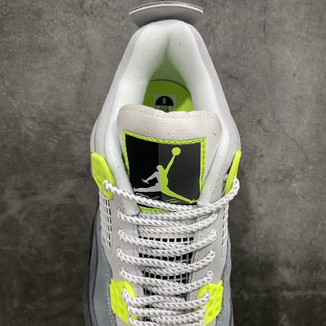 图片[8]-【原厂版】Air Jordan 4 Air Max 95 Neon AJ4乔4 灰绿 麂皮绿 荧光绿 CT5342-007 男子文化篮球鞋专业AJ大厂出品 一线大厂水准 平民价格定位 全新模具开发 纯正4代正确鞋型 进口头层皮料 高清洁度 立体高频 四线中底拉帮 网格大小 各方面细节都不错 品质完全碾压市面诸多嘴炮\”纯原\”杀猪版本  尺码：40 40.5 41 42 42.5 43 44 44.5 45 46 47.5-莆田鞋批发中心