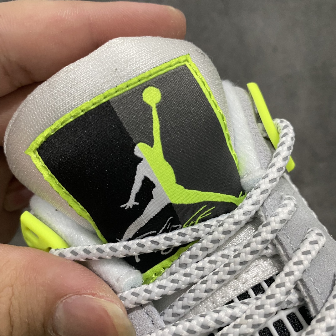 图片[4]-【原厂版】Air Jordan 4 Air Max 95 Neon AJ4乔4 灰绿 麂皮绿 荧光绿 CT5342-007 男子文化篮球鞋专业AJ大厂出品 一线大厂水准 平民价格定位 全新模具开发 纯正4代正确鞋型 进口头层皮料 高清洁度 立体高频 四线中底拉帮 网格大小 各方面细节都不错 品质完全碾压市面诸多嘴炮\”纯原\”杀猪版本  尺码：40 40.5 41 42 42.5 43 44 44.5 45 46 47.5-莆田鞋批发中心