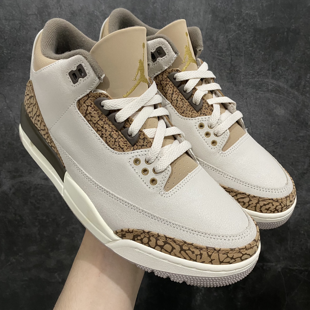 【JS纯原】Air Jordan AJ3 Palomino白棕摩卡 CT8532-102纯原大厂制作 原装原材料组装n#原厂楦、纸板开发 最纯正三代版型n#原底真实气垫 回弹反馈充足n完美鞋楦打造 市面最高工艺一切细节如图实拍 所见所得‼nSize: 40 40.5 41 42 42.5 43 44 44.5 45 46 47.5-莆田鞋批发中心