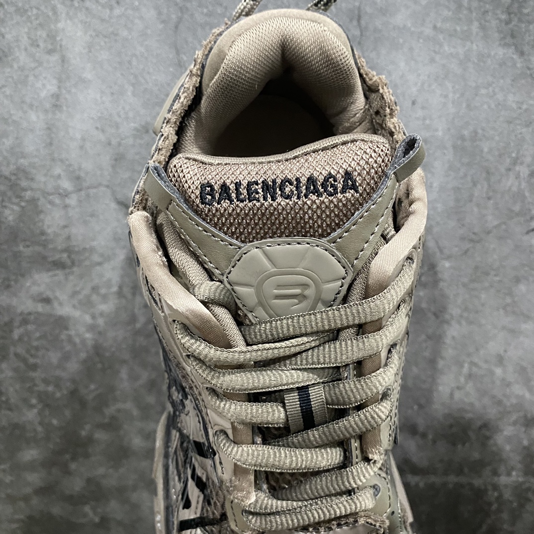 550 【i8版本】巴黎世家7代卡其棕色涂鸦 Balenciaga Runner Grafhti 网布