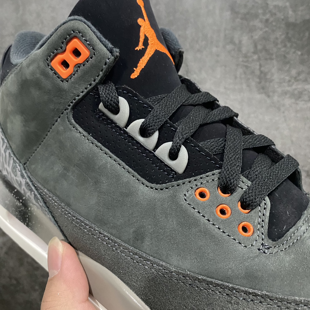 图片[3]-【X版纯原】Air Jordan 3 Retro AJ3 Fear 恐惧 灰黑色n原鞋原楦头纸板开发  极致一眼正品既视感原厂进口皮料打造 最大限度还原公司正品目前市场最优品质 无论鞋型还是细节材料 都是顶级 货号：CT8532-080 Size：40-47.5(含45.5)-莆田鞋批发中心