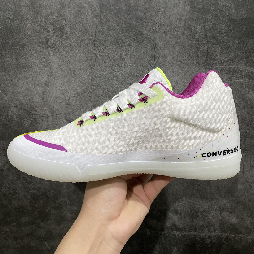 [K version pure original] Converse Chuck Taylor All Star Pro Bb Ox actual combat basketball shoes white peach red 16962C