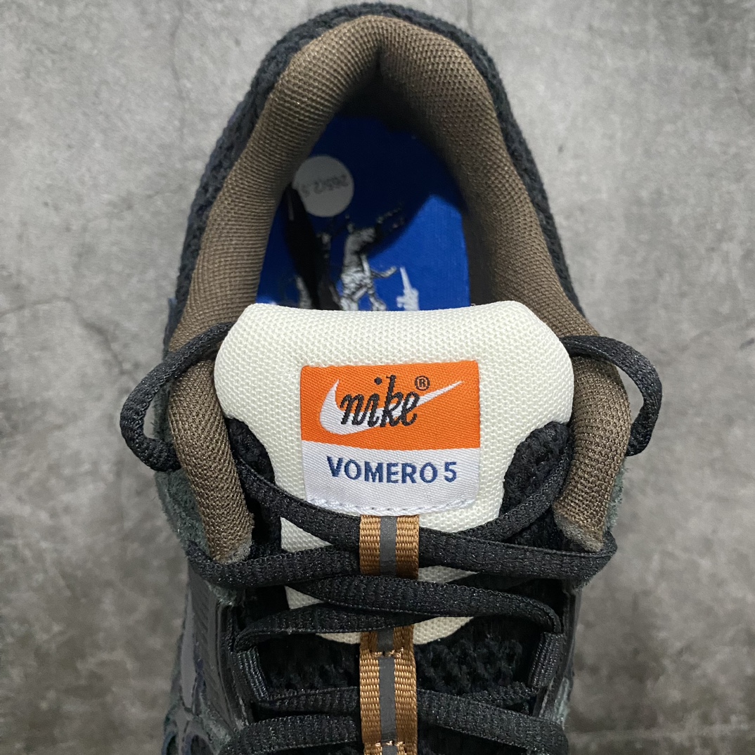 [The best pure original] NK Zoom Vomero 5 Vomero 5th generation series classic retro sports jogging shoes black FD0533-010