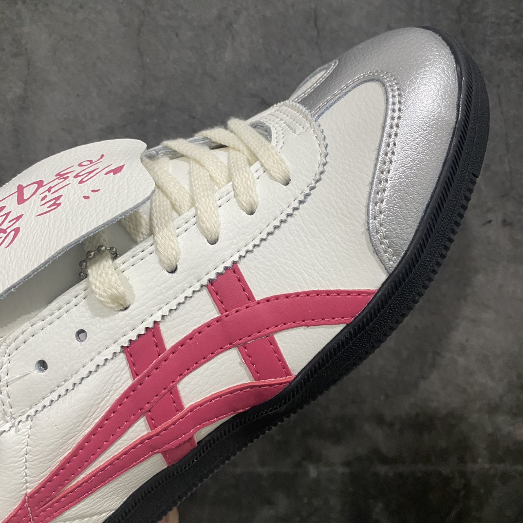 140 亚瑟士/鬼冢虎 Onitsuka Tiger Tokuten复古跑鞋街拍潮鞋低帮板鞋经典款德训中性复古运动鞋银粉 1183B938-100