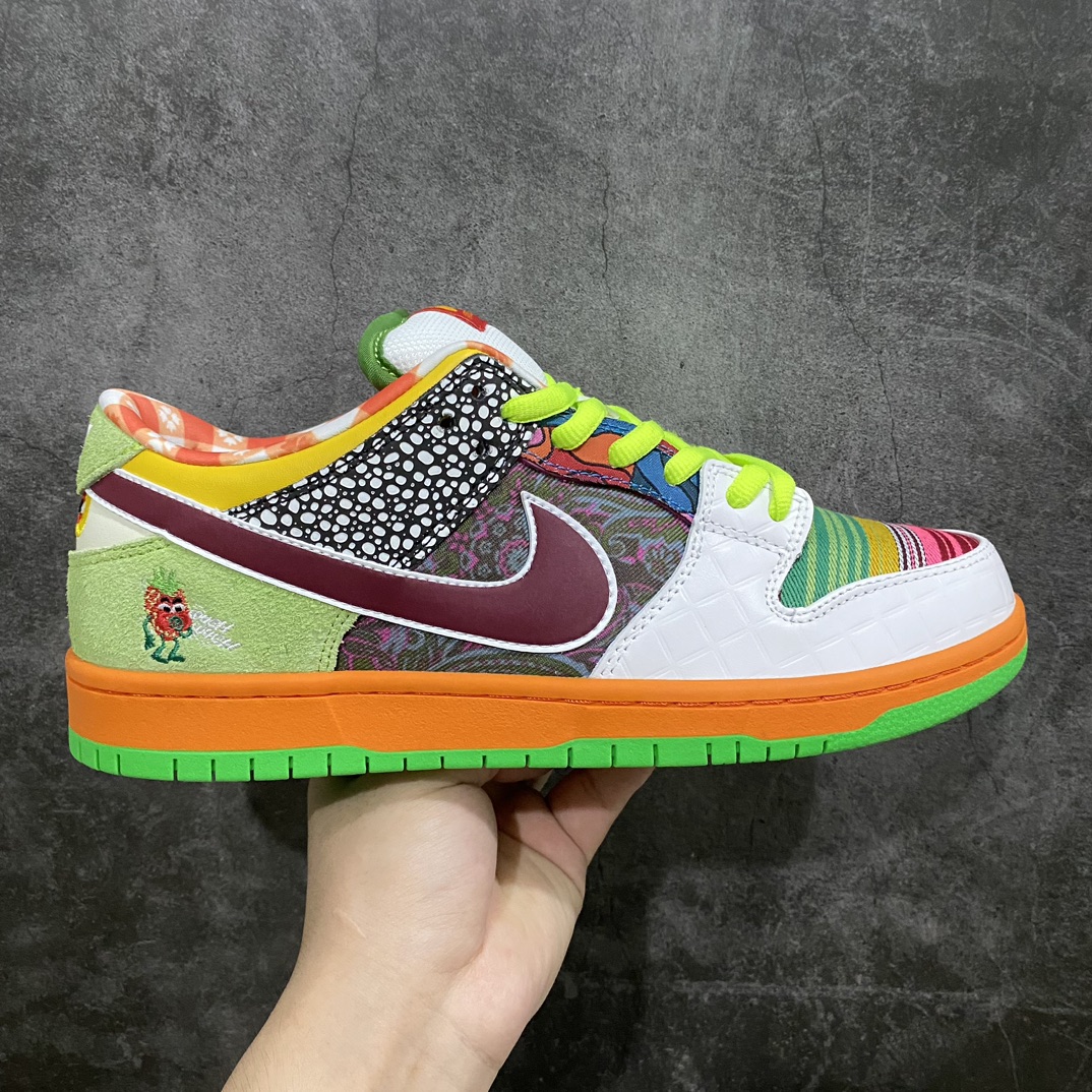 【Top版本】Nike Dunk SB Low 多彩鸽子拼接n纯原生产线出品n原厂织唛标 一致匹配原版n全市场唯一正确鞋带绑法n原楦原纸板开发 匹配原版98%以上n后跟垫棉独家呈现 后跟反口里弧度正确n全新后跟电绣 电绣针数与正品一致n原厂皮料 质感无敌！ 货号：DM0807-600 Size：40/48.5-莆田鞋批发中心