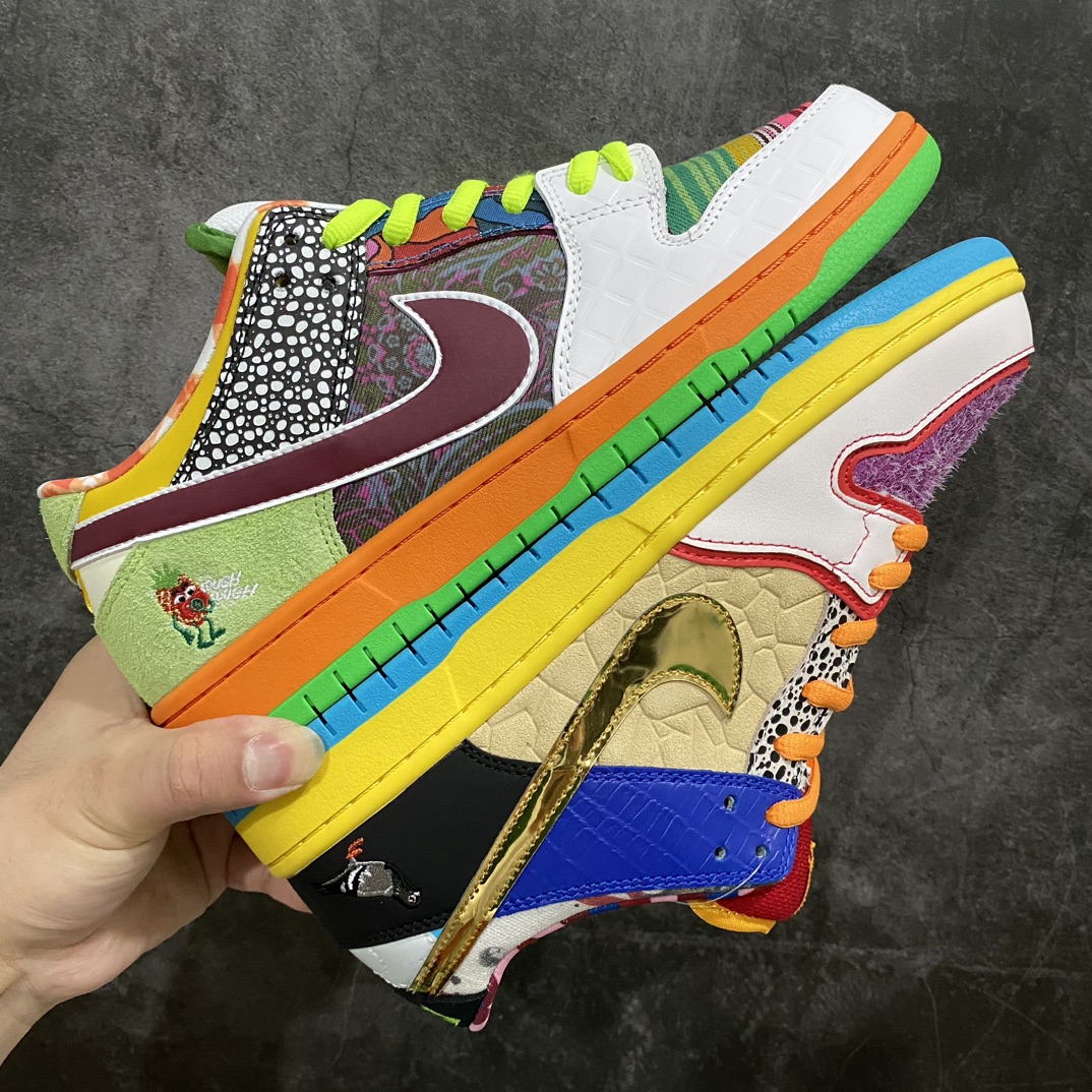 图片[3]-【Top版本】Nike Dunk SB Low 多彩鸽子拼接n纯原生产线出品n原厂织唛标 一致匹配原版n全市场唯一正确鞋带绑法n原楦原纸板开发 匹配原版98%以上n后跟垫棉独家呈现 后跟反口里弧度正确n全新后跟电绣 电绣针数与正品一致n原厂皮料 质感无敌！ 货号：DM0807-600 Size：40/48.5-莆田鞋批发中心