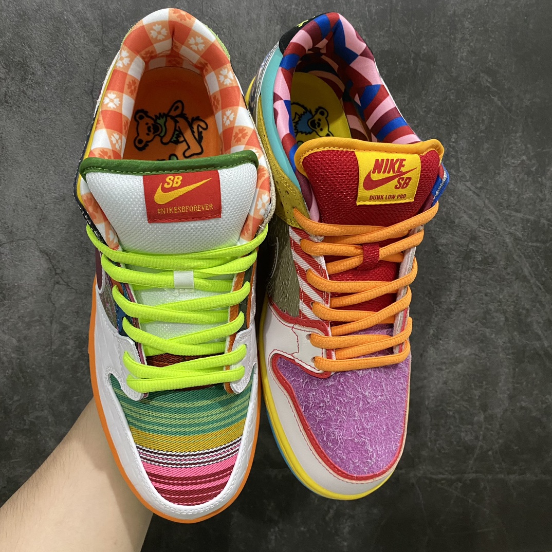 图片[6]-【Top版本】Nike Dunk SB Low 多彩鸽子拼接n纯原生产线出品n原厂织唛标 一致匹配原版n全市场唯一正确鞋带绑法n原楦原纸板开发 匹配原版98%以上n后跟垫棉独家呈现 后跟反口里弧度正确n全新后跟电绣 电绣针数与正品一致n原厂皮料 质感无敌！ 货号：DM0807-600 Size：40/48.5-莆田鞋批发中心