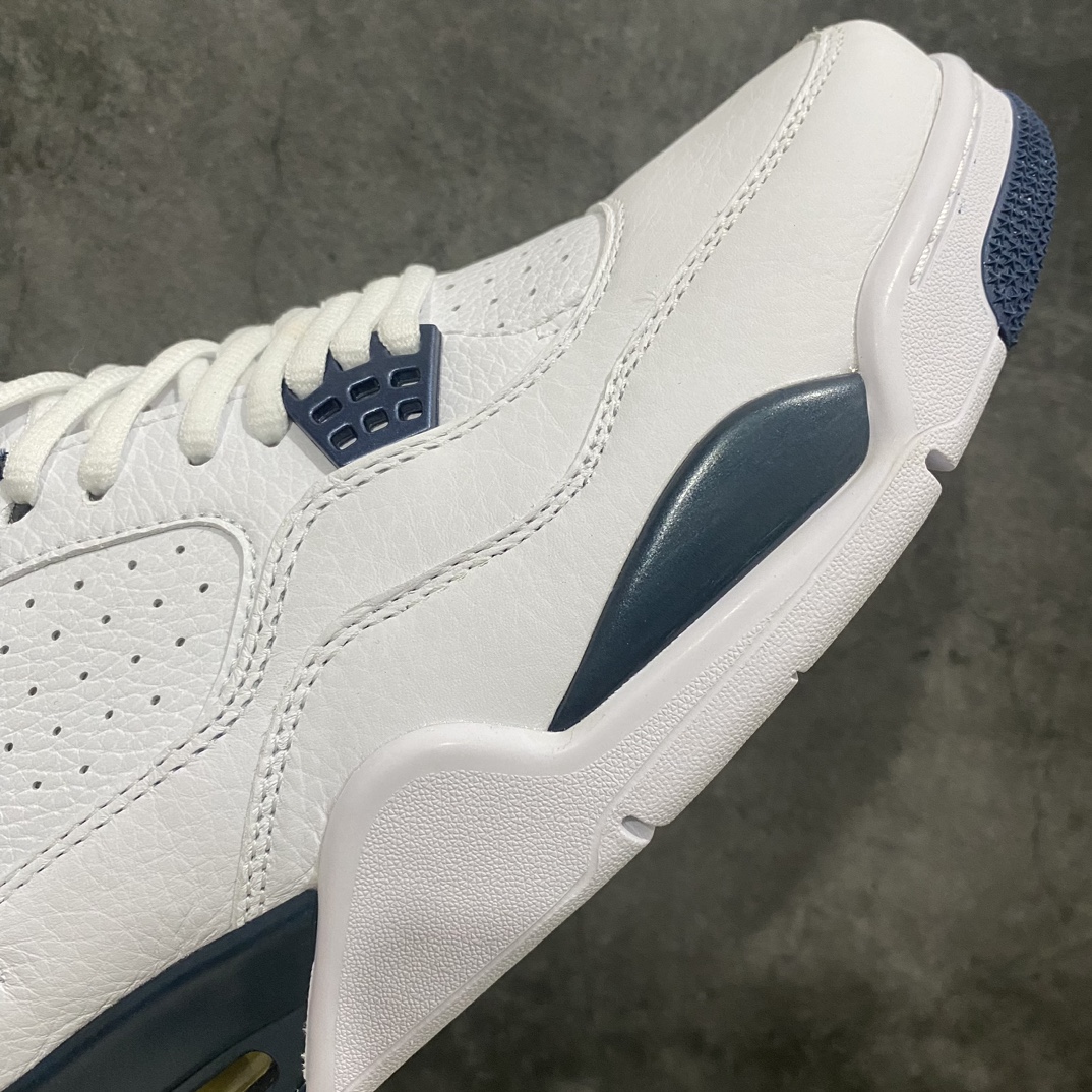 图片[6]-【外贸纯原】Air Jordan 4 Columbia AJ4 哥伦比亚 白蓝 乔4独家原厂 最高工艺 原纸板楦头 进口皮料 完美鞋型匹配公司货，正确鞋舌立体高频 原厂头层皮 最新原厂底模 大底卡色咬花完美 区别市面头层版本！ 官方货号：314254-107 尺码：40-47.5-莆田鞋批发中心