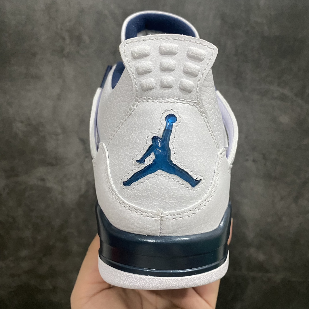 图片[4]-【外贸纯原】Air Jordan 4 Columbia AJ4 哥伦比亚 白蓝 乔4独家原厂 最高工艺 原纸板楦头 进口皮料 完美鞋型匹配公司货，正确鞋舌立体高频 原厂头层皮 最新原厂底模 大底卡色咬花完美 区别市面头层版本！ 官方货号：314254-107 尺码：40-47.5-莆田鞋批发中心