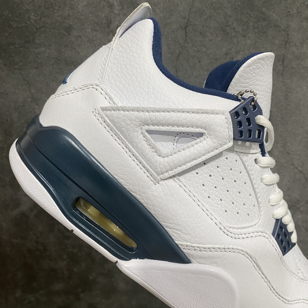 图片[7]-【外贸纯原】Air Jordan 4 Columbia AJ4 哥伦比亚 白蓝 乔4独家原厂 最高工艺 原纸板楦头 进口皮料 完美鞋型匹配公司货，正确鞋舌立体高频 原厂头层皮 最新原厂底模 大底卡色咬花完美 区别市面头层版本！ 官方货号：314254-107 尺码：40-47.5-莆田鞋批发中心