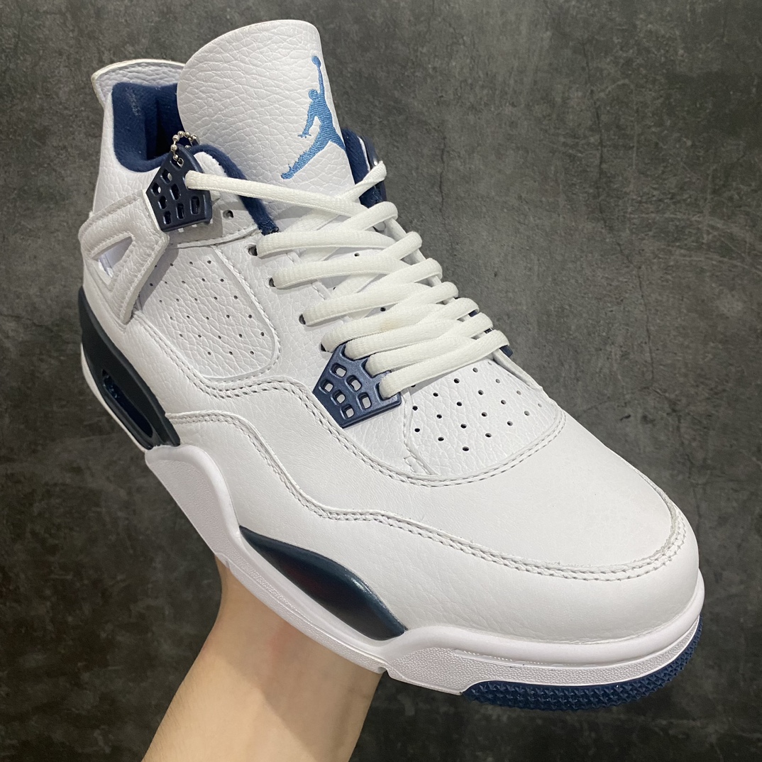 图片[3]-【外贸纯原】Air Jordan 4 Columbia AJ4 哥伦比亚 白蓝 乔4独家原厂 最高工艺 原纸板楦头 进口皮料 完美鞋型匹配公司货，正确鞋舌立体高频 原厂头层皮 最新原厂底模 大底卡色咬花完美 区别市面头层版本！ 官方货号：314254-107 尺码：40-47.5-莆田鞋批发中心