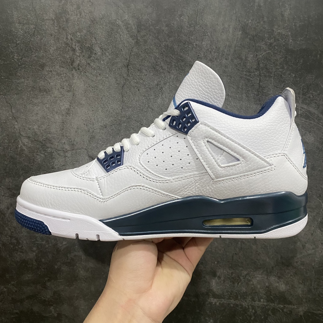 图片[2]-【外贸纯原】Air Jordan 4 Columbia AJ4 哥伦比亚 白蓝 乔4独家原厂 最高工艺 原纸板楦头 进口皮料 完美鞋型匹配公司货，正确鞋舌立体高频 原厂头层皮 最新原厂底模 大底卡色咬花完美 区别市面头层版本！ 官方货号：314254-107 尺码：40-47.5-莆田鞋批发中心