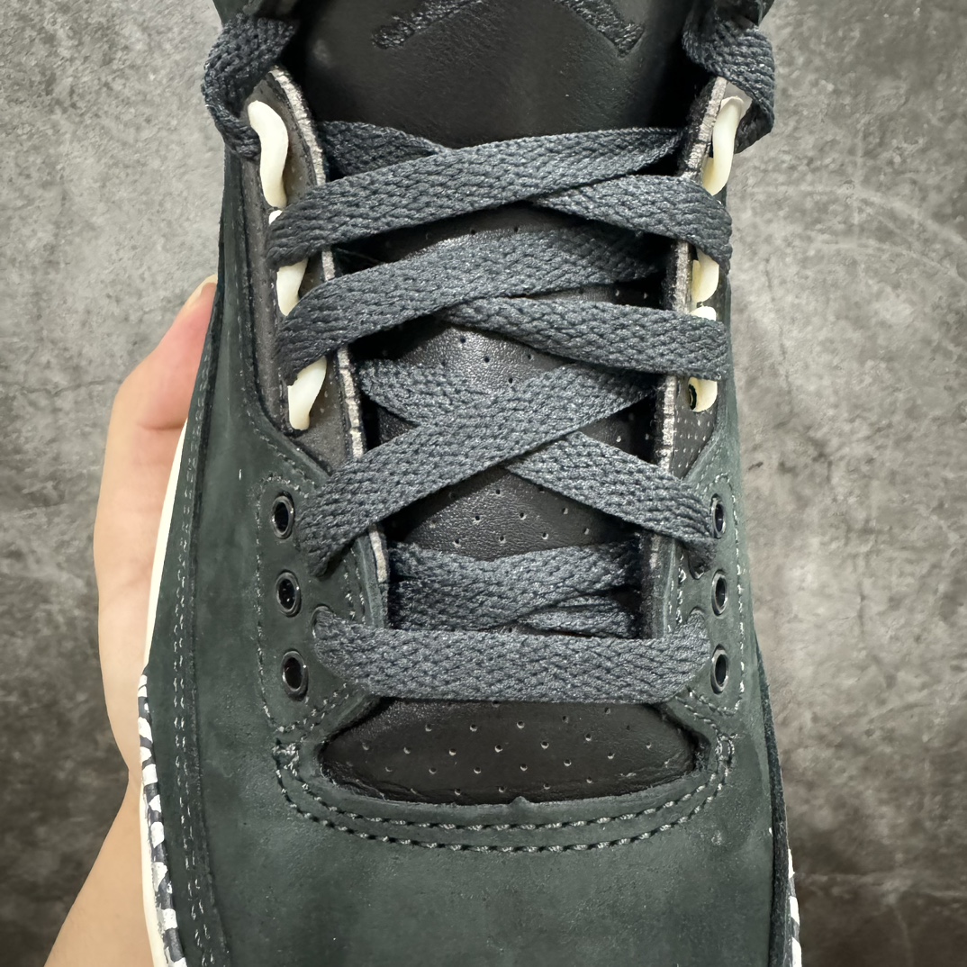 图片[5]-【X版纯原】Air Jordan AJ3 Retro 奥利奥黑水泥2.0 CK9246-001 原楦原纸板开发 确保原汁原味 原厂皮料质感色泽绝无偏差 完美中底拉帮 原厂中底钢印  原档案大底 如假白送 大底纹路 气垫通透度PU的回弹性均百分百还原 原厂电绣鞋舌飞人刺绣针数立体讲究精细欢迎对比正品原鞋SIZE：36-47.5-莆田鞋批发中心