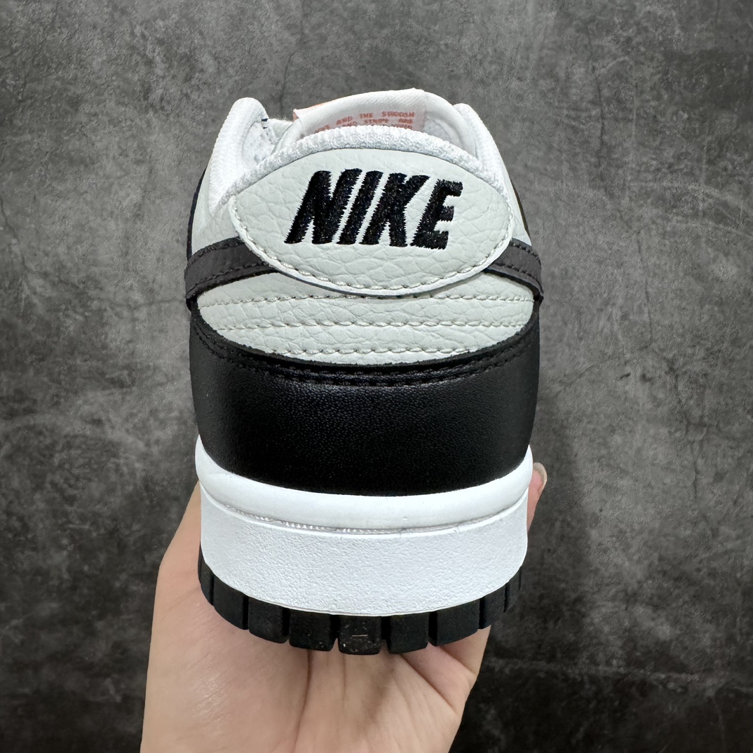 图片[4]-【纯原C版】Dunk Low 黑灰橙 货号：FN7808-001纯原大厂出品 极力推荐 顶级版本 原装头层材料 独家版型蒸餾加工 帶來的是更好的视觉和脚感体验 大厂纯原品质出货 清洁度 电绣工艺 皮料切割干净无任何毛边 细节完美 尺码36-47.5-莆田鞋批发中心