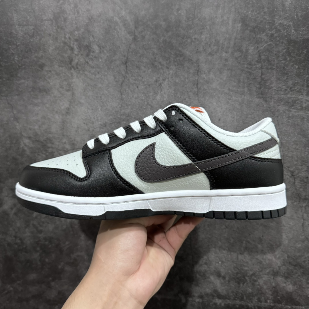 图片[2]-【纯原C版】Dunk Low 黑灰橙 货号：FN7808-001纯原大厂出品 极力推荐 顶级版本 原装头层材料 独家版型蒸餾加工 帶來的是更好的视觉和脚感体验 大厂纯原品质出货 清洁度 电绣工艺 皮料切割干净无任何毛边 细节完美 尺码36-47.5-莆田鞋批发中心