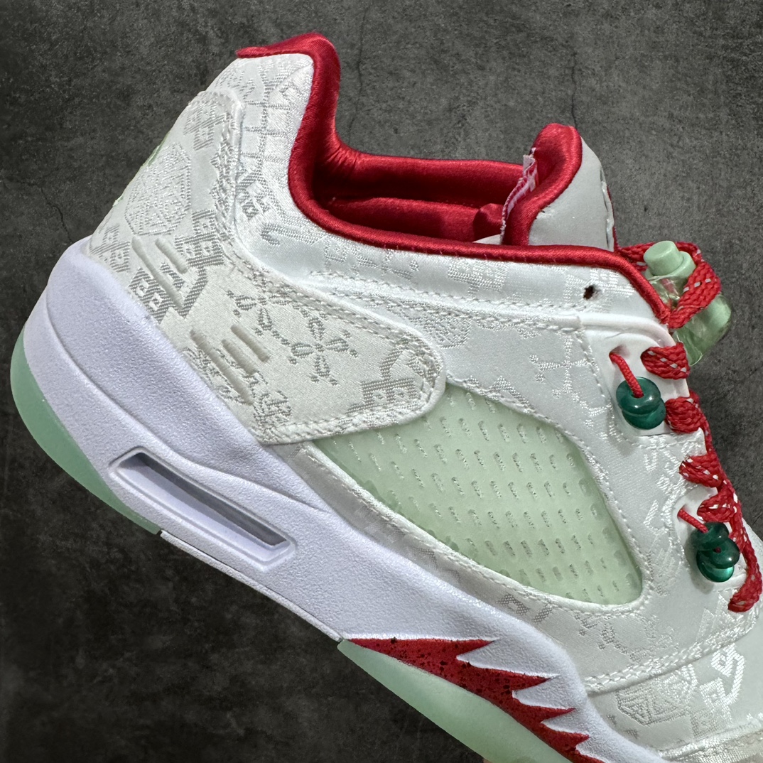 280 【原厂版本】CLOT x Air Jordan 5 Retro Low SP "White Silk" 低帮 20周年  DM4640-100