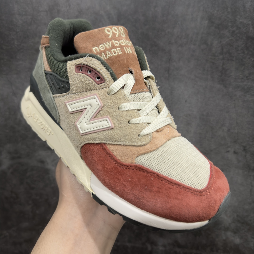 260 【K版纯原】KITH x New Balance NB998 "BroadacreCity" 复古低帮跑步鞋 U998KH1