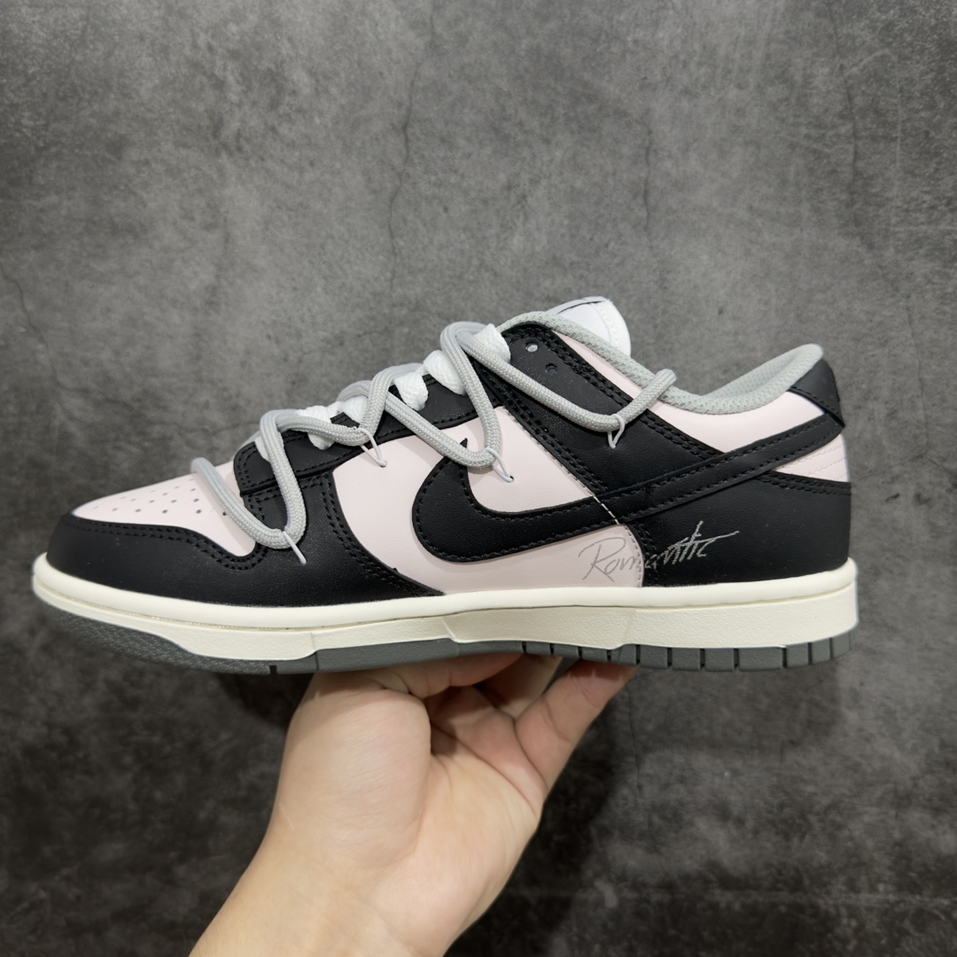 260 【YC纯原】NK Dunk Low 甜心辣妹 情人节 黑粉 SB绑带低帮休闲板鞋   DD1503-117