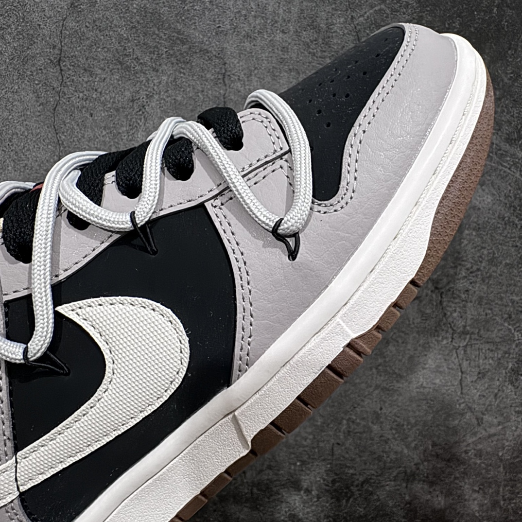 260 【纯原YC版本】Nike SB Dunk Low Lot"Ash Black"扣篮系列低帮休闲运动滑板板鞋“火山灰黑绑绳”DR9740-200