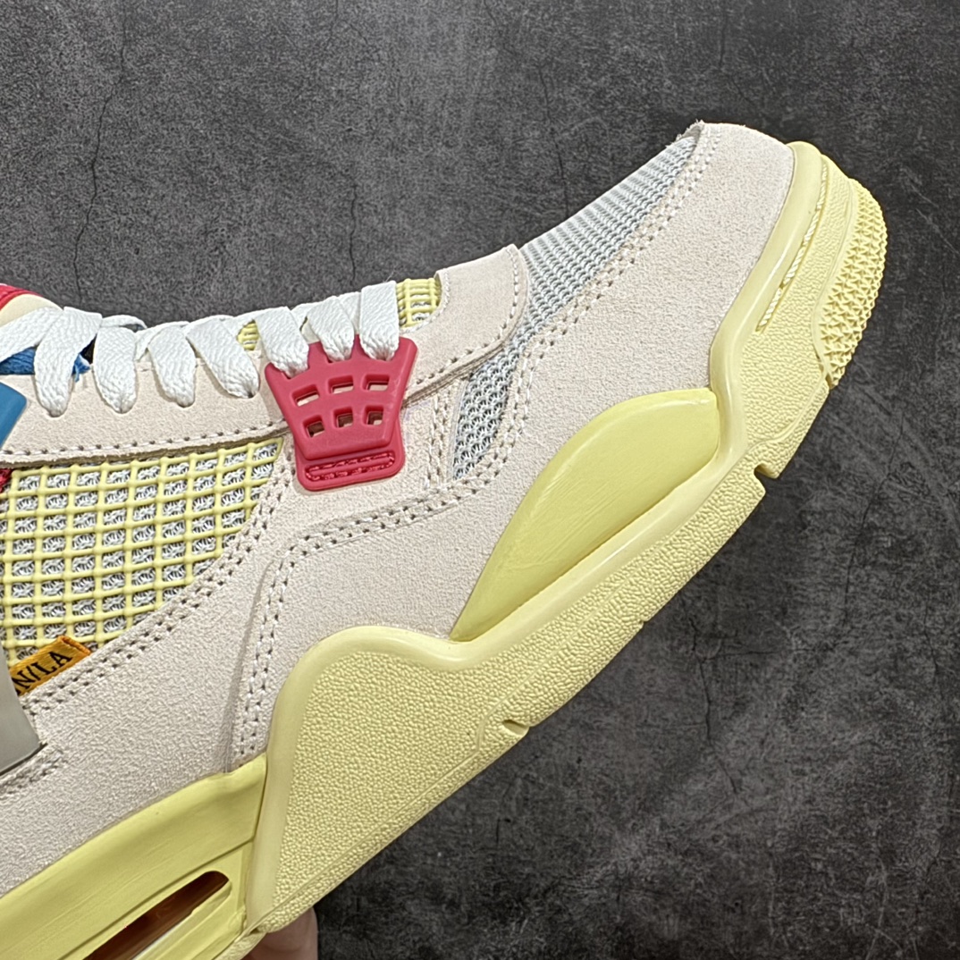 450 【老DT版本】Union LA x Air Jordan 4 AJ4 联名 南海岸 粉红蓝 DC9533-800