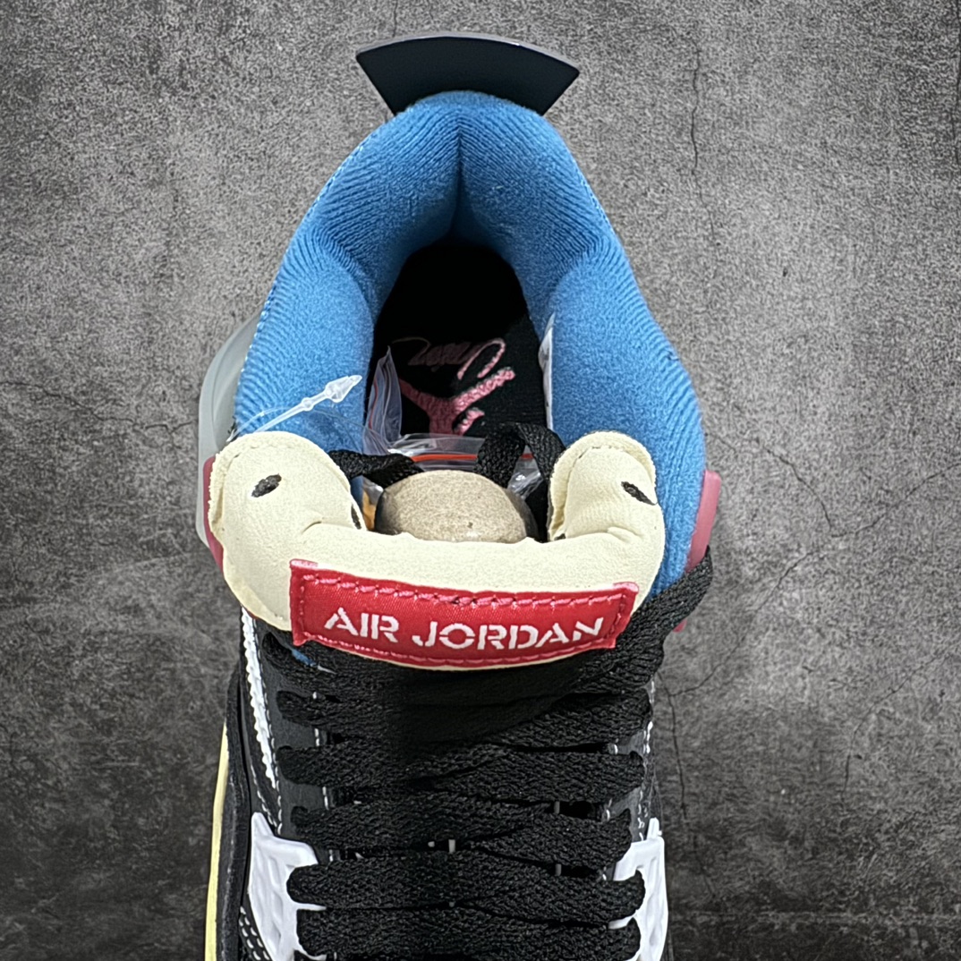 450 【老DT版本】Union LA x Air Jordan 4 AJ4 联名黑蓝 DC9533-001