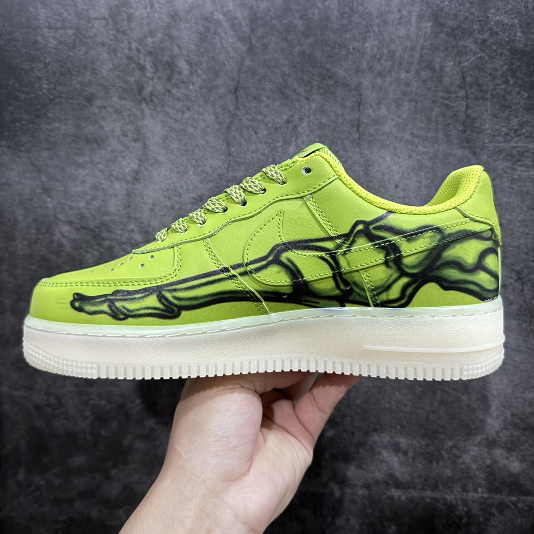 240 Nk Air Force 1'07 Low 绿色 透视骨头X光 空军一号低帮休闲板鞋