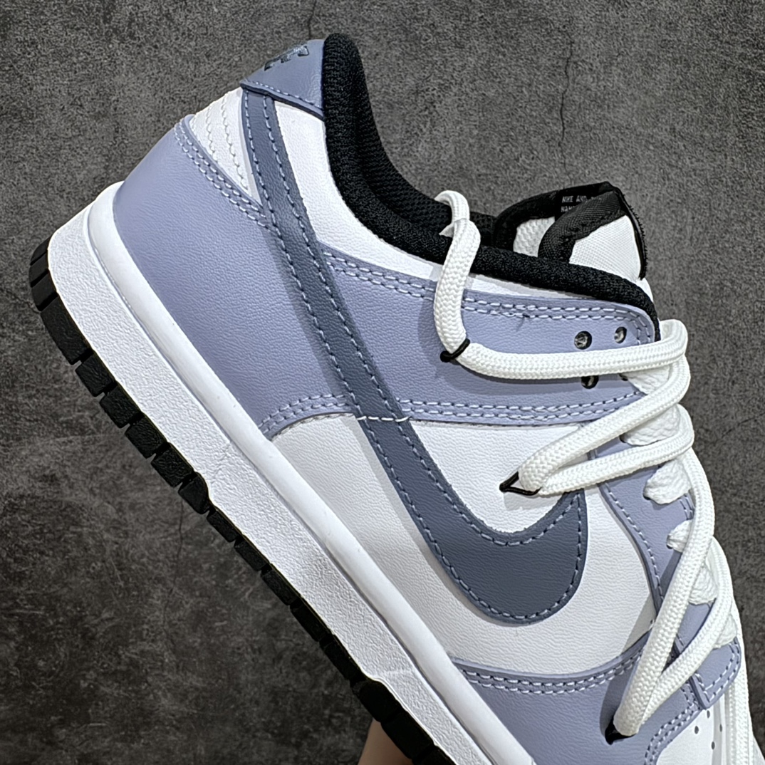 260 耐克Nike SB Dunk Low Lot"Fog Blue/White"扣篮系列低帮休闲运动滑板板鞋 雾霾蓝灰白绑绳 蓝莓汽水 DD1503-101