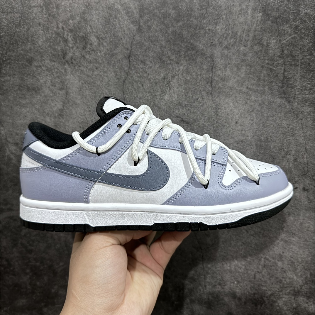 260 耐克Nike SB Dunk Low Lot”Fog Blue/White”扣篮系列低帮休闲运动滑板板鞋 雾霾蓝灰白绑绳 蓝莓汽水 DD1503-101