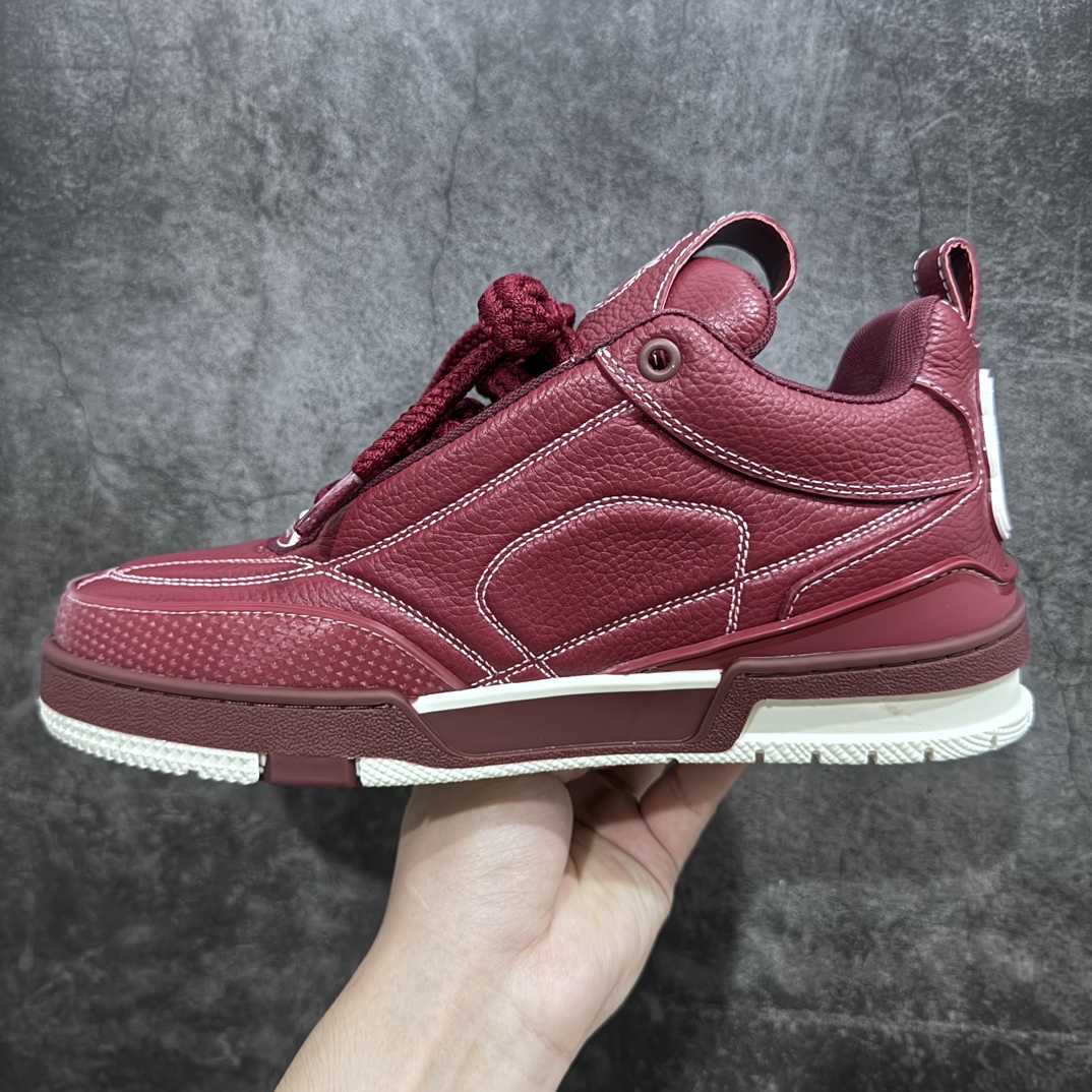 580 【广东顶级纯原】路易威登Louis Vuitton LV Skate 1854 Low Sneaker LV54系列低帮复古百搭休闲运动文化滑板板鞋