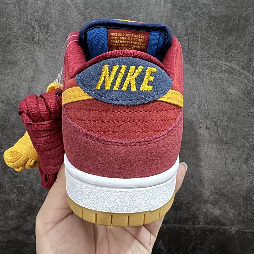 280 【纯原版本】Nk SB Dunk Low "Barcelona" 巴萨装扮配色 扣篮系列复古低帮滑板鞋 DJ0606-400