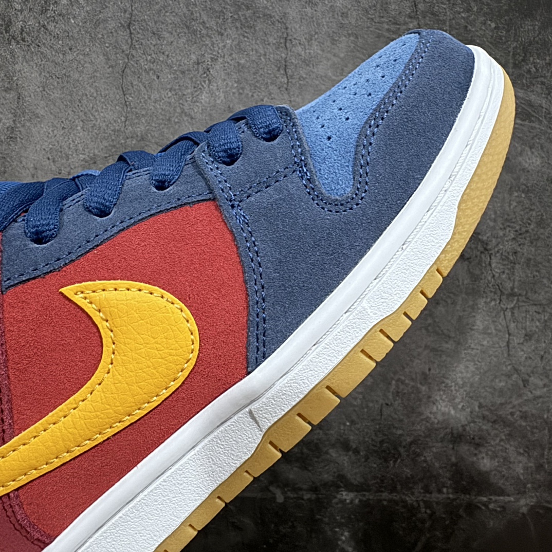 280 【纯原版本】Nk SB Dunk Low "Barcelona" 巴萨装扮配色 扣篮系列复古低帮滑板鞋 DJ0606-400