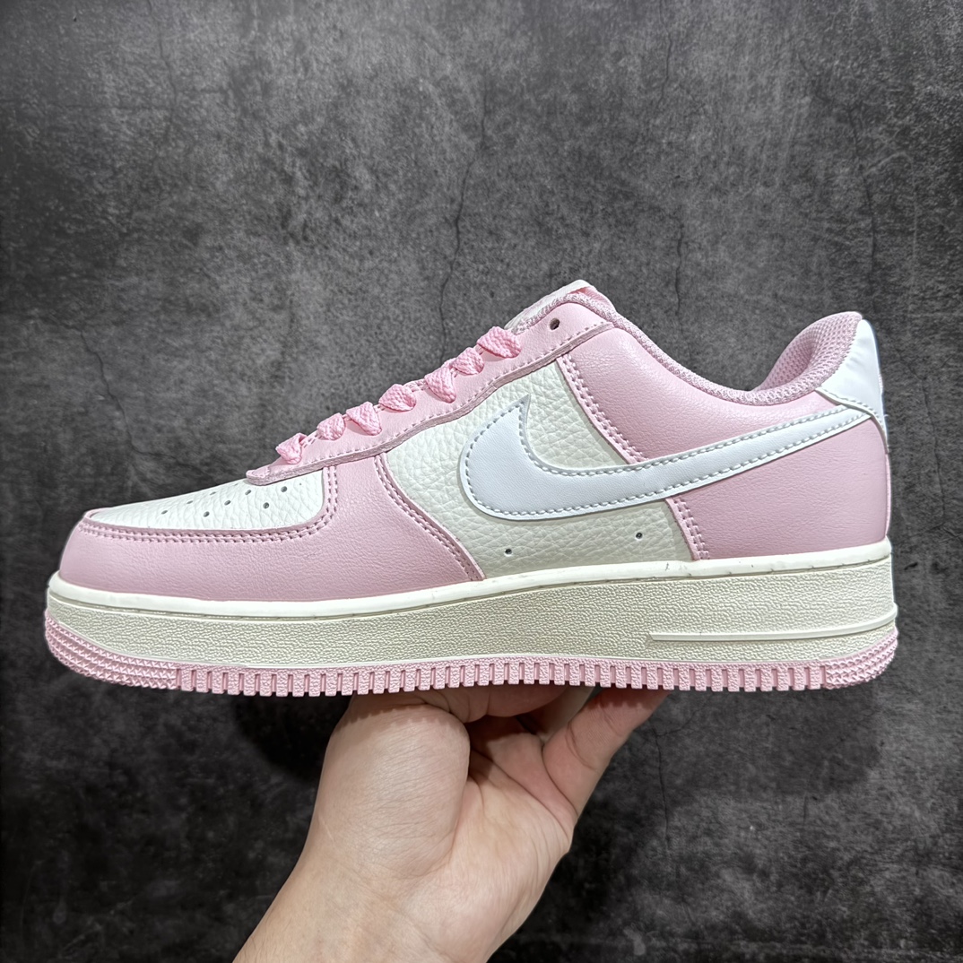 220 Nike By You Air Force 1'07 Low Retro SP空军一号低帮板鞋“皮革芭比粉白”DD8959-100