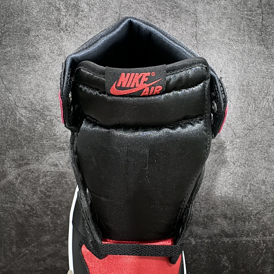 450 【新DT版】 Air Jordan 1 Retro High OG " Satin Bred " 禁穿黑红丝绸 AJ1乔1高帮文化篮球鞋 FD4810-061