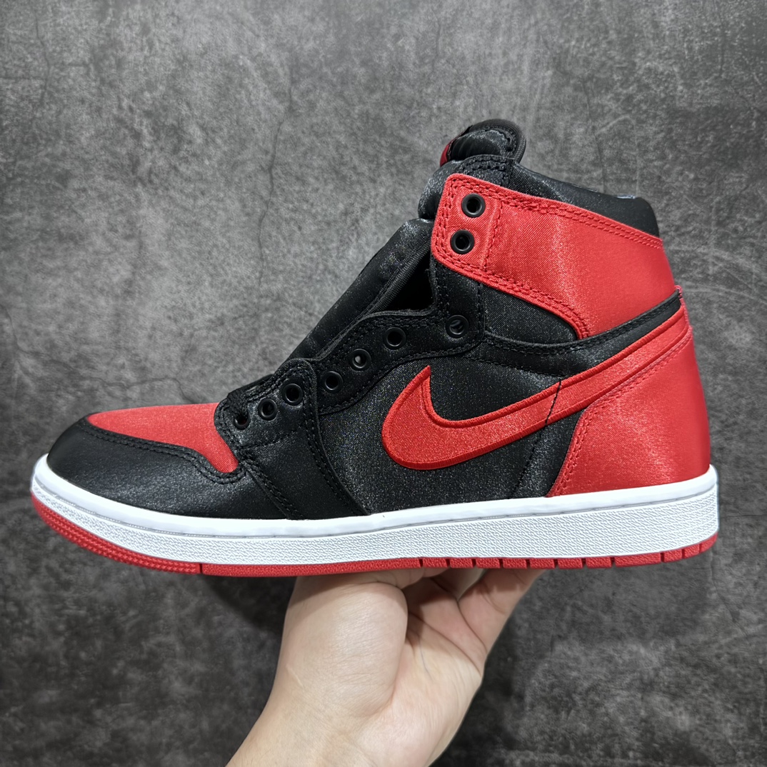 450 【新DT版】 Air Jordan 1 Retro High OG " Satin Bred " 禁穿黑红丝绸 AJ1乔1高帮文化篮球鞋 FD4810-061